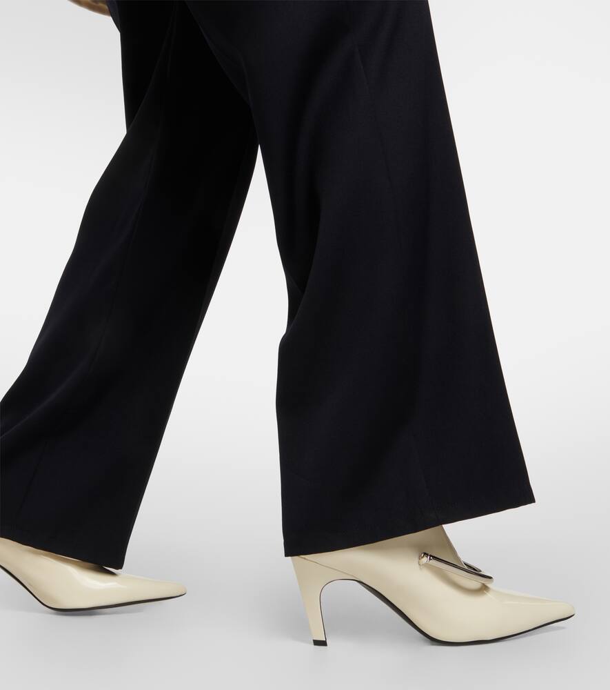 Jil Sander Embellished leather pumps