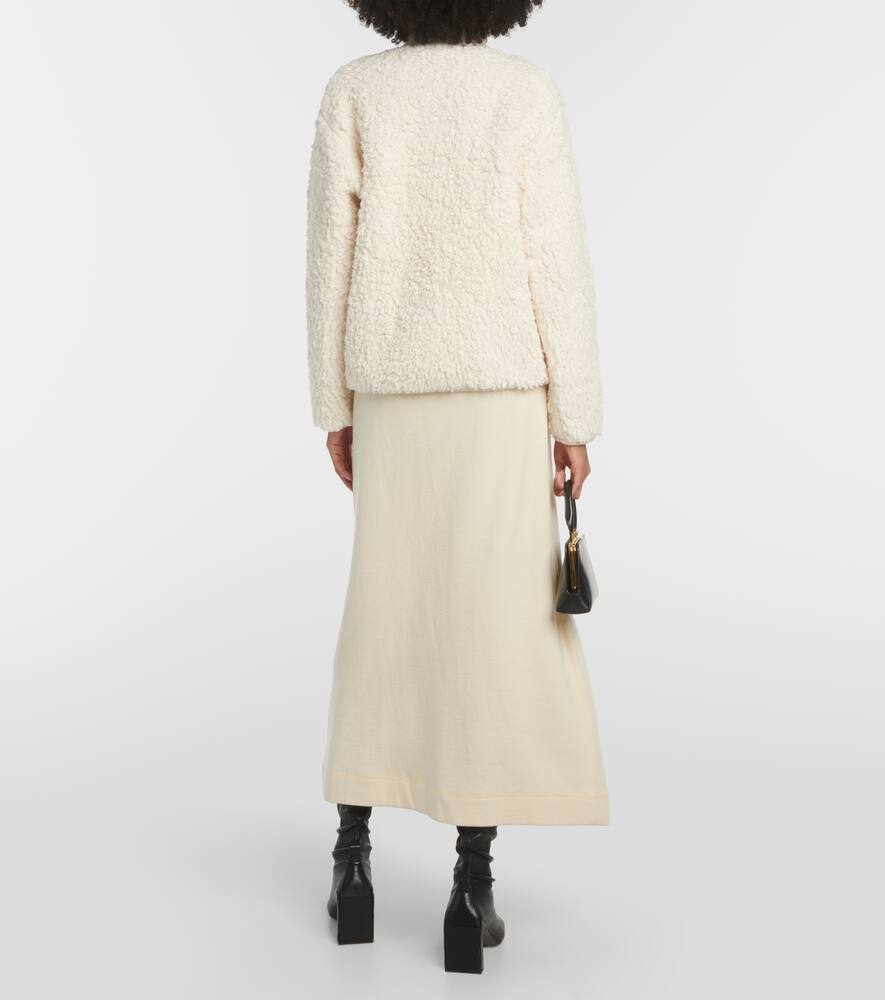 Jil Sander Teddy jacket