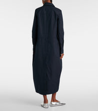 Jil Sander Gathered cotton poplin shirt dress