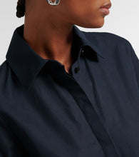Jil Sander Gathered cotton poplin shirt dress