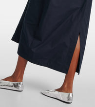 Jil Sander Gathered cotton poplin shirt dress