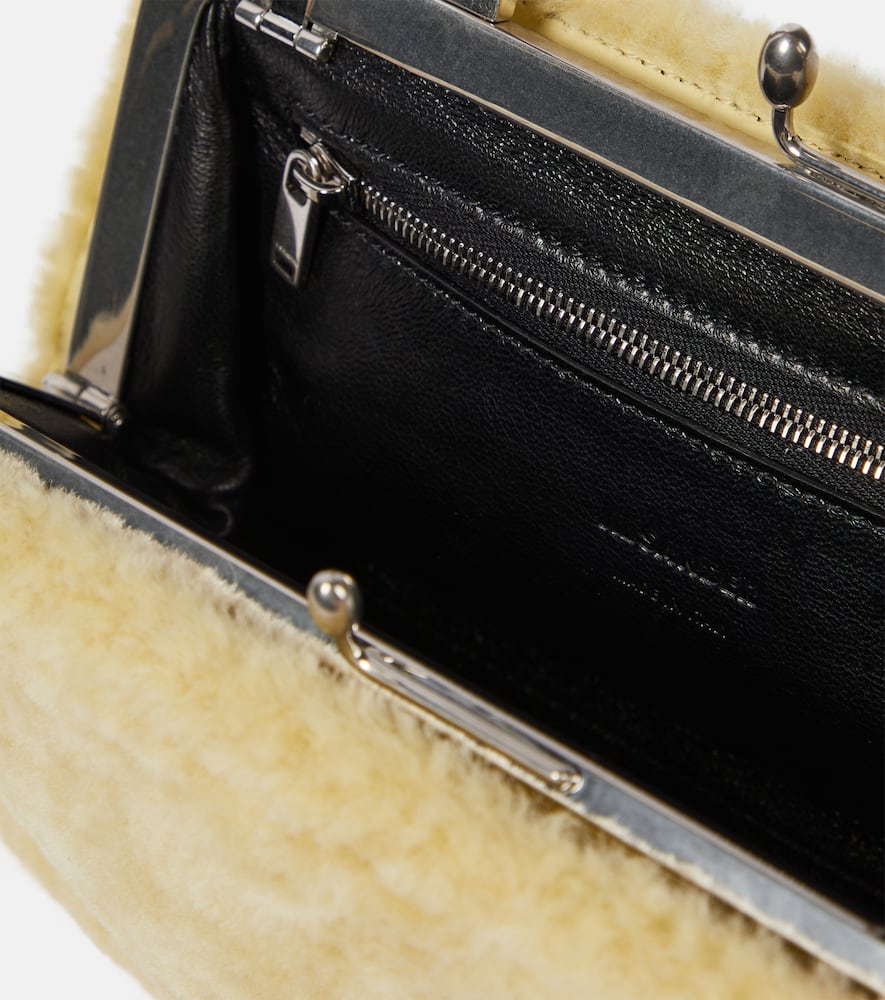 Jil Sander Goji Small shearling tote bag