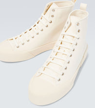 Jil Sander High-top canvas sneakers
