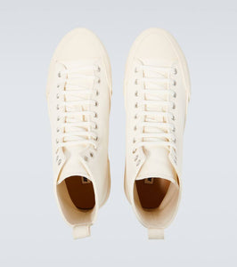 Jil Sander High-top canvas sneakers