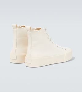 Jil Sander High-top canvas sneakers