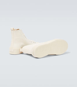 Jil Sander High-top canvas sneakers
