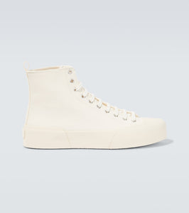 Jil Sander High-top canvas sneakers