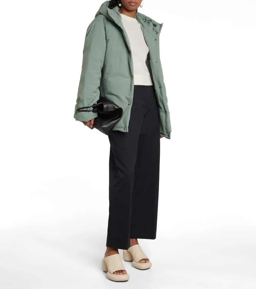Jil Sander Hooded down jacket