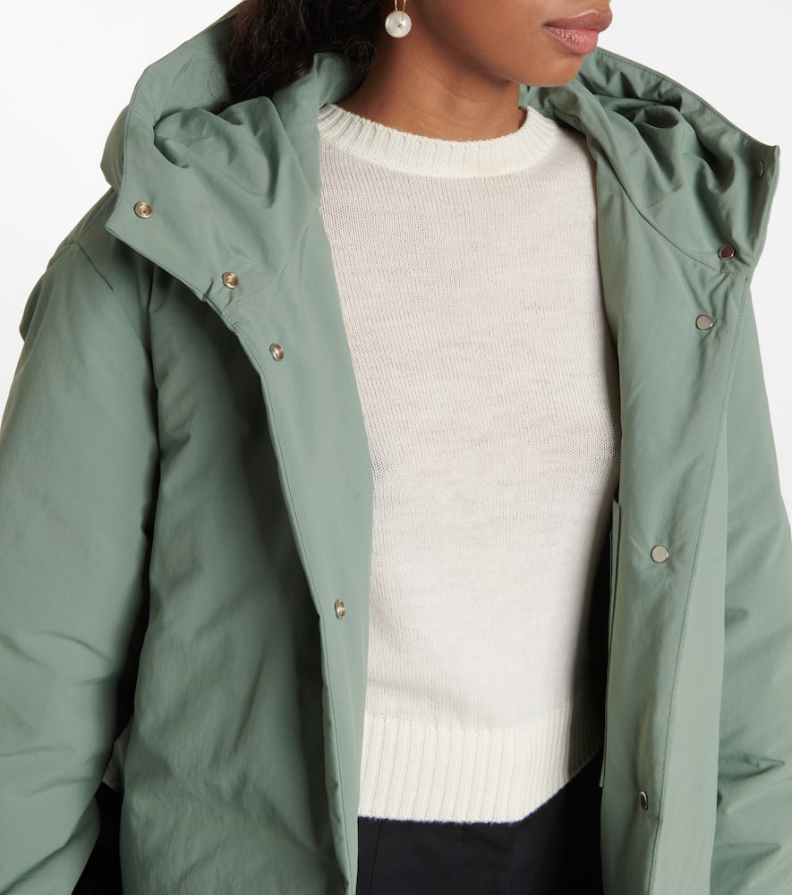 Jil Sander Hooded down jacket