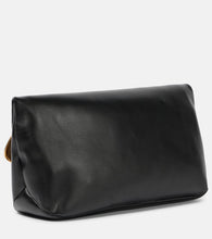 Jil Sander Jewel Zip Small leather clutch
