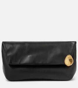 Jil Sander Jewel Zip Small leather clutch. Shop Jil Sander Clutches for women now.
