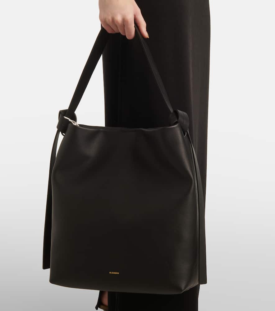 Jil Sander Knot Medium leather tote bag