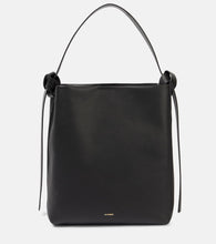 Jil Sander Knot Medium leather tote bag. Shop Jil Sander Tote Bags for women now.
