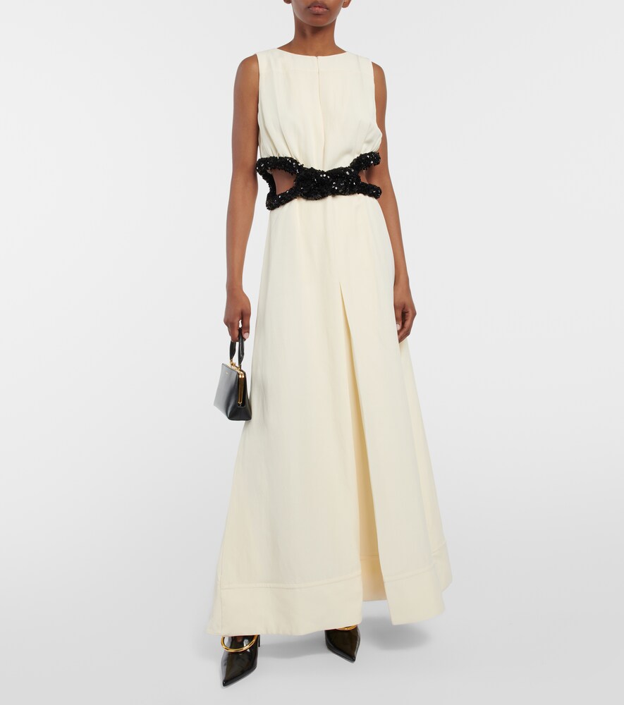 Jil Sander Knotted cutout  gown
