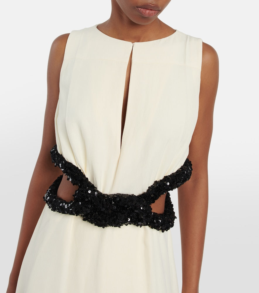 Jil Sander Knotted cutout  gown