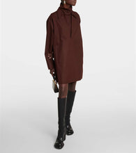 Jil Sander Layered cotton minidress