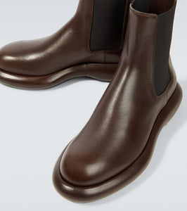 Jil Sander Leather Chelsea boots