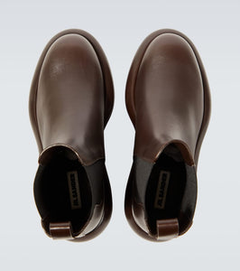 Jil Sander Leather Chelsea boots