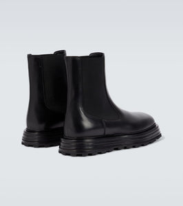 Jil Sander Leather Chelsea boots