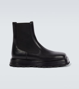 Jil Sander Leather Chelsea boots