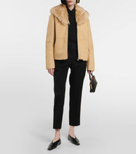 Jil Sander Leather and shearling jacket