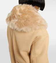 Jil Sander Leather and shearling jacket