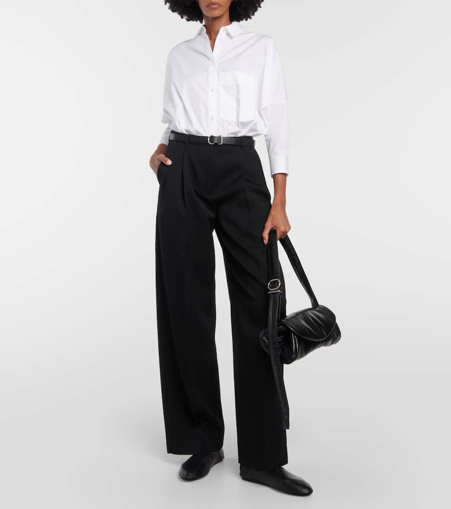 Jil Sander Leather ballet flats