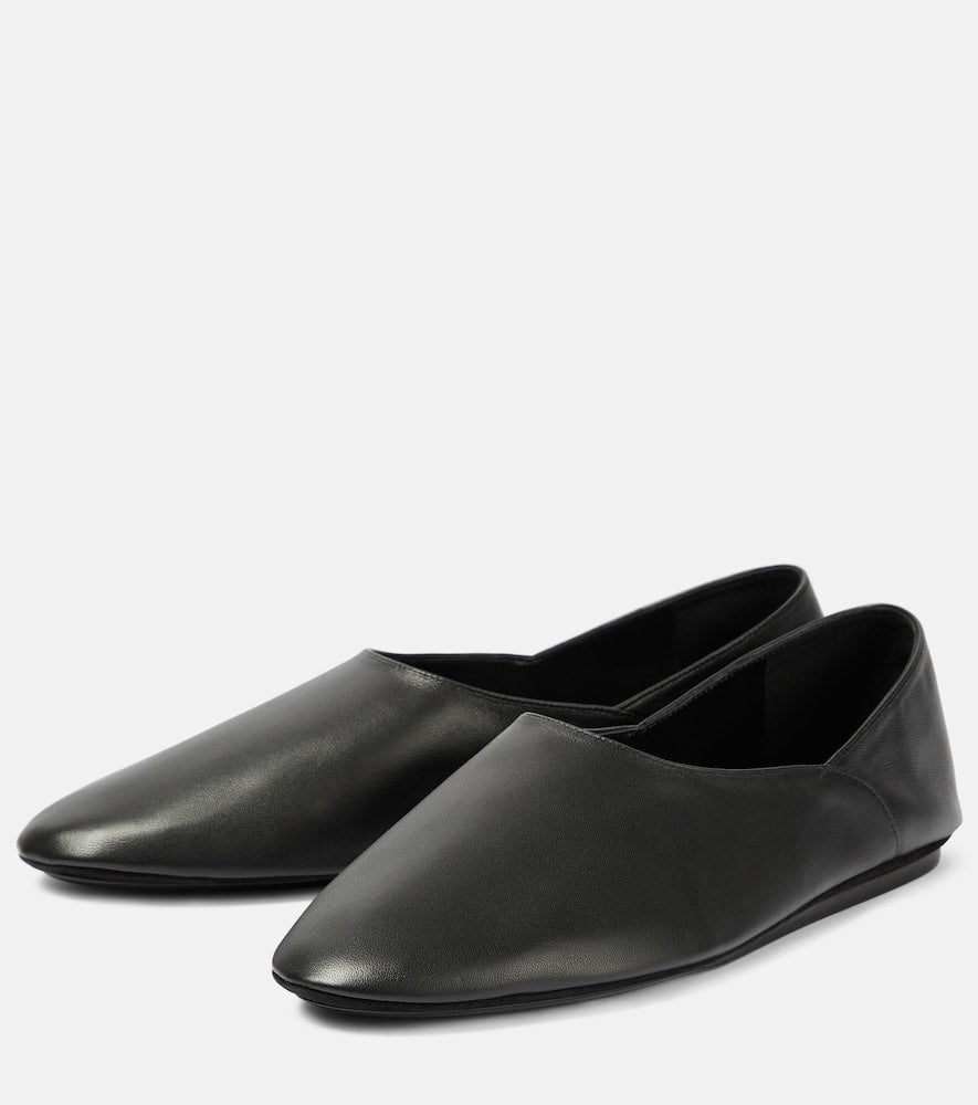 Jil Sander Leather ballet flats