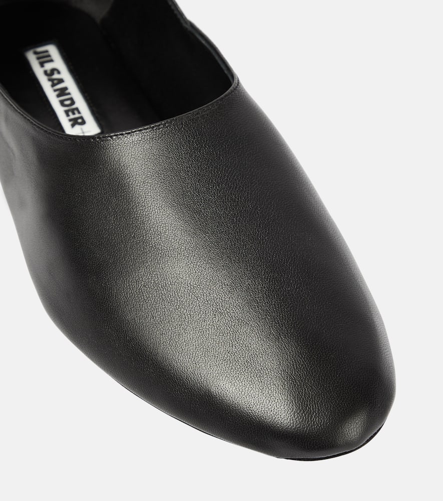 Jil Sander Leather ballet flats