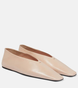 Jil Sander Leather ballet flats