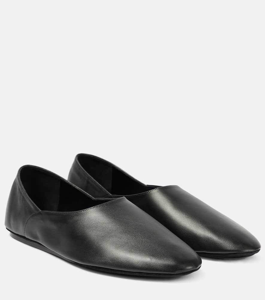 Jil Sander Leather ballet flats