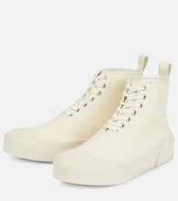 Jil Sander Leather high-top sneakers