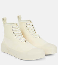 Jil Sander Leather high-top sneakers