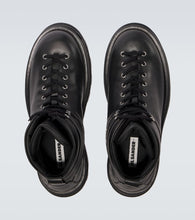 Jil Sander Leather hiking boots