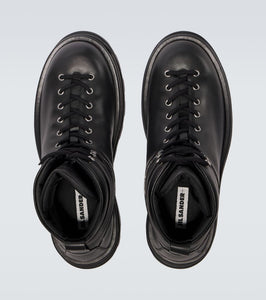 Jil Sander Leather hiking boots