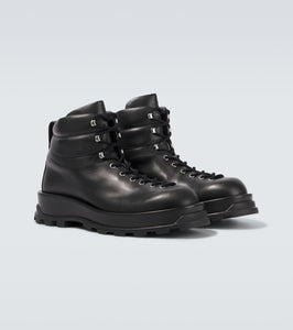 Jil Sander Leather hiking boots