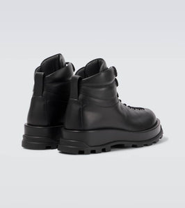 Jil Sander Leather hiking boots
