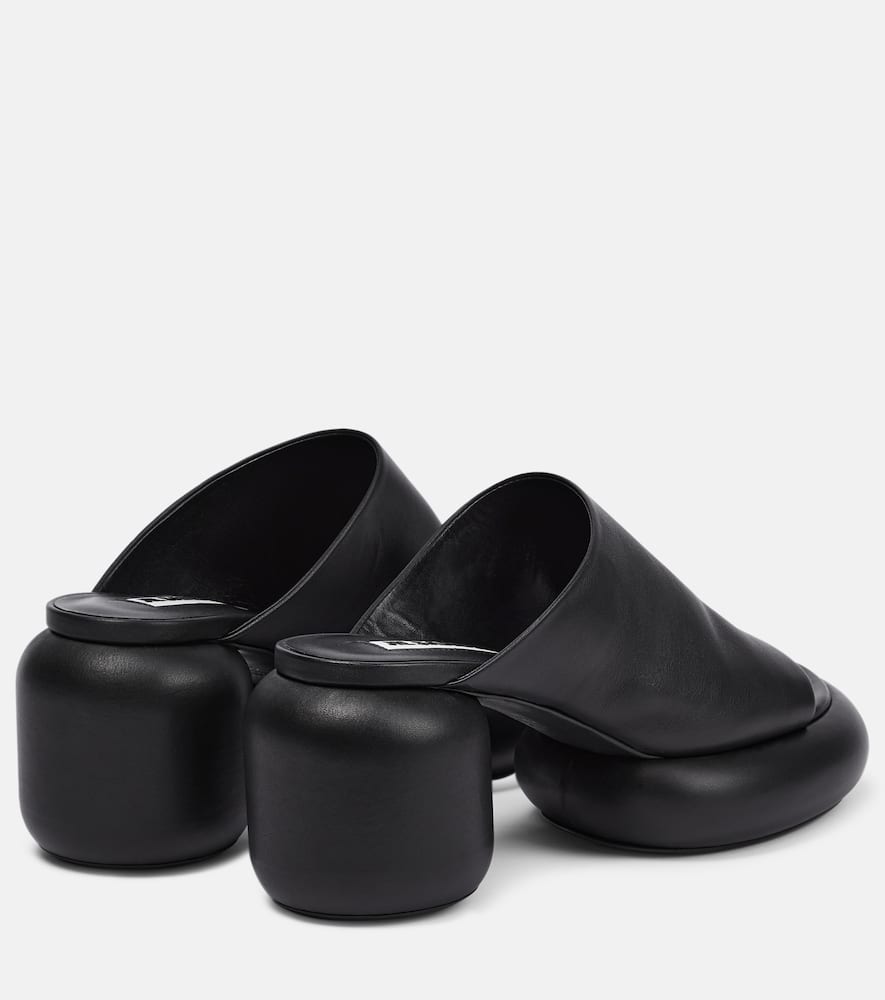 Jil Sander Leather platform sandals