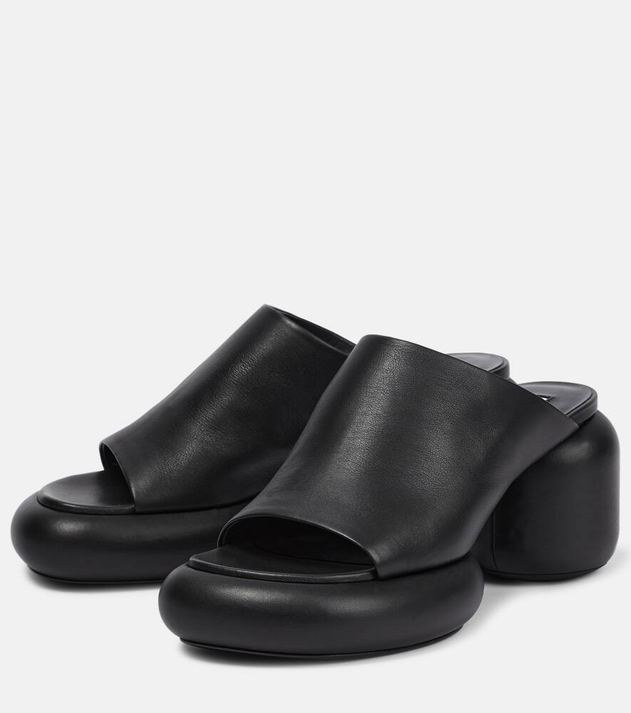 Jil Sander Leather platform sandals