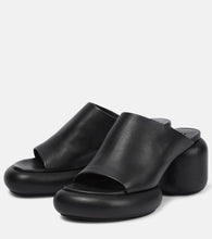 Jil Sander Leather platform sandals