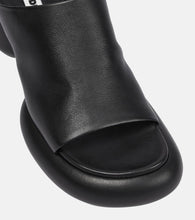 Jil Sander Leather platform sandals