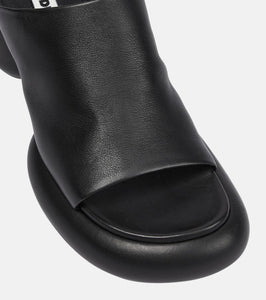Jil Sander Leather platform sandals