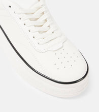 Jil Sander Leather platform sneakers