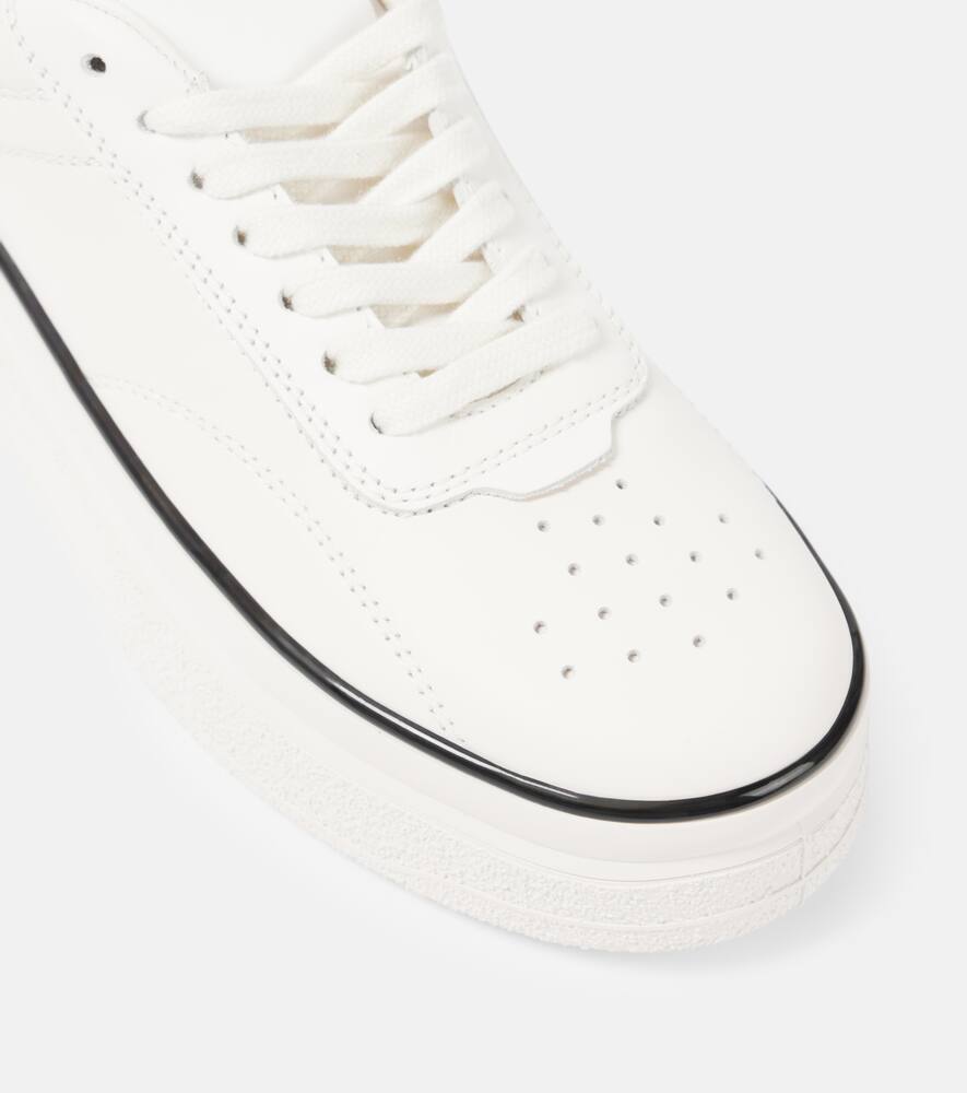 Jil Sander Leather platform sneakers