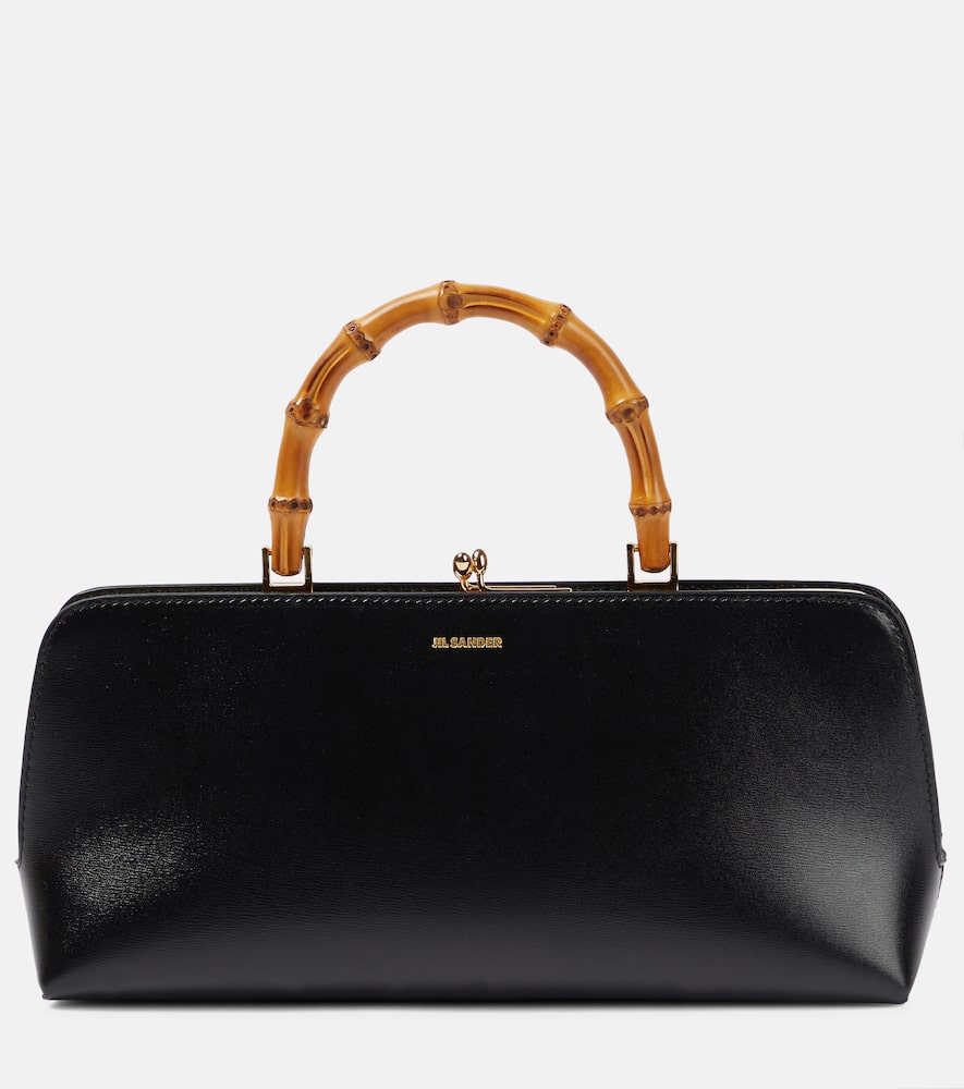 Jil Sander Leather shoulder bag. Shop Jil Sander Top-Handle Bags for women now.