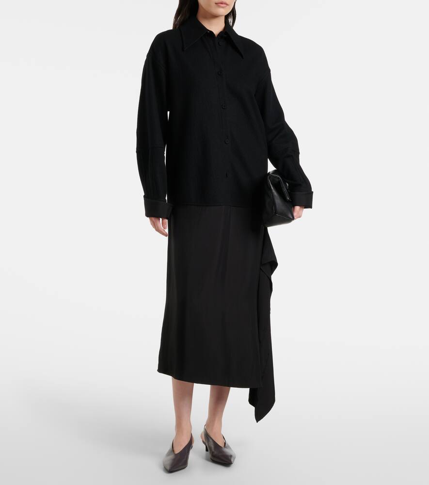 Jil Sander Leather slingback pumps