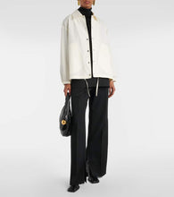 Jil Sander Logo cotton shirt jacket