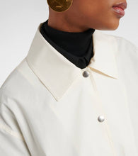 Jil Sander Logo cotton shirt jacket