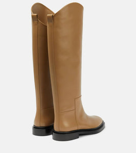 Jil Sander Lucie leather knee-high boots