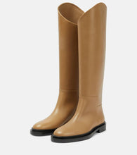 Jil Sander Lucie leather knee-high boots